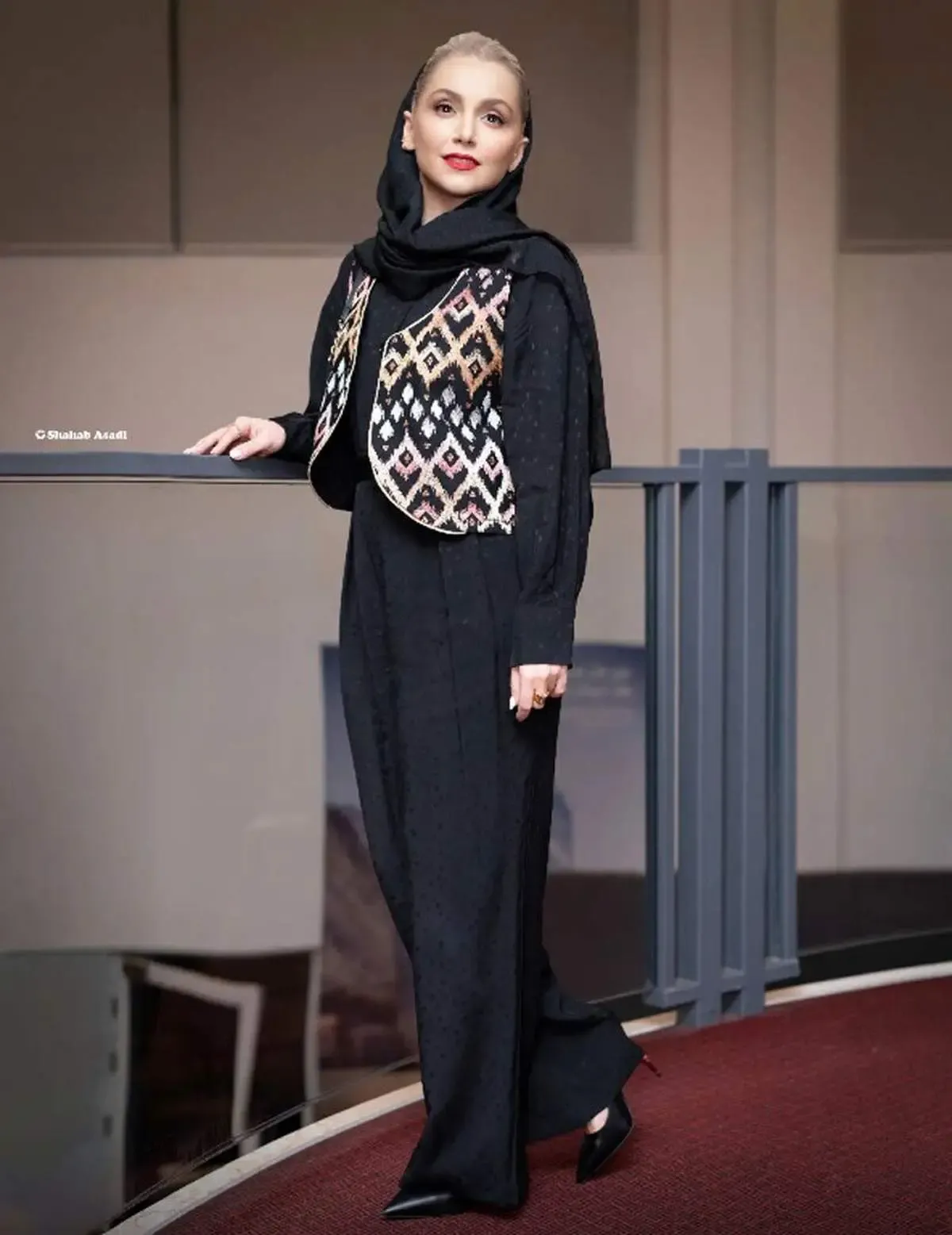 کولاک بازیگر نقش مریم سریال تاسیان با رنگ موی جدید/ عکس