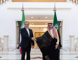 دیدار عراقچی و بن فرحان در مکه