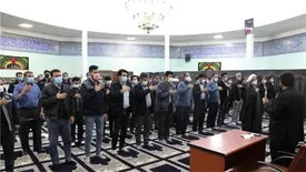 برگزاری آیین عزاداری شهادت حضرتفاطمه(س) در مسجد گلگهر