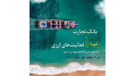 کسب رتبه نخست بانک تجارت در فعالیت‌های ارزی به منظور تامین کالاهای اساسی کشور