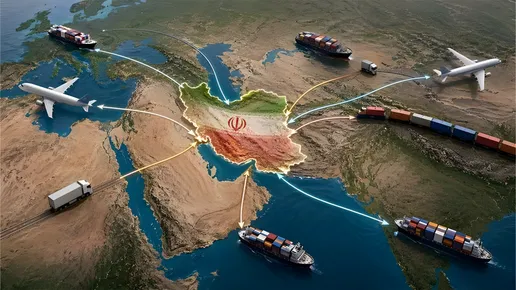 تغییر نقشه تجاری ایران بعد از جنگ