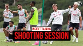 ببینید | تمرینات چالشی شیاطین سرخ پیش از آغاز لیگ