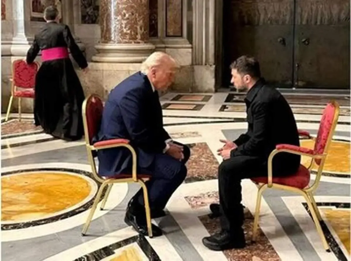 جزئیات دیدار زلنسکی و ترامپ در واتیکان فاش شد