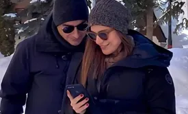 ست کاپشن ۲ هزار دلاری همایون شجریان و سحر دولتشاهی/ عکس