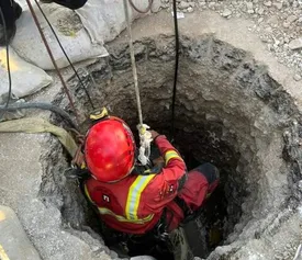 مرگ کارگر ۲۰ ساله درپی ریزش یک چاه