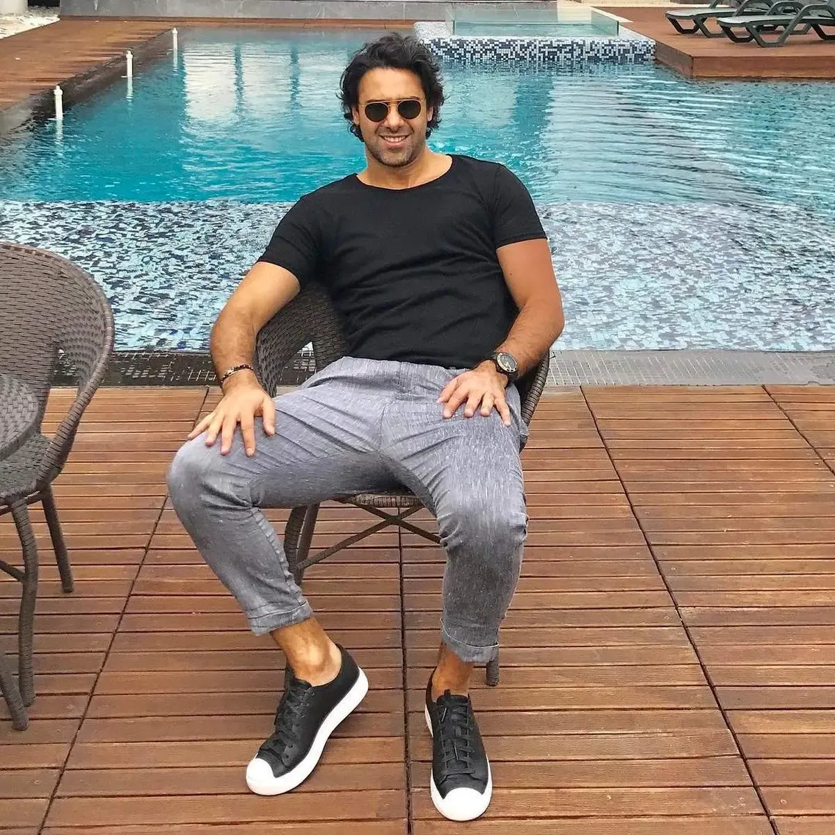 عکسی از خوشگذرانی فرهاد مجیدی در شب باخت استقلال!