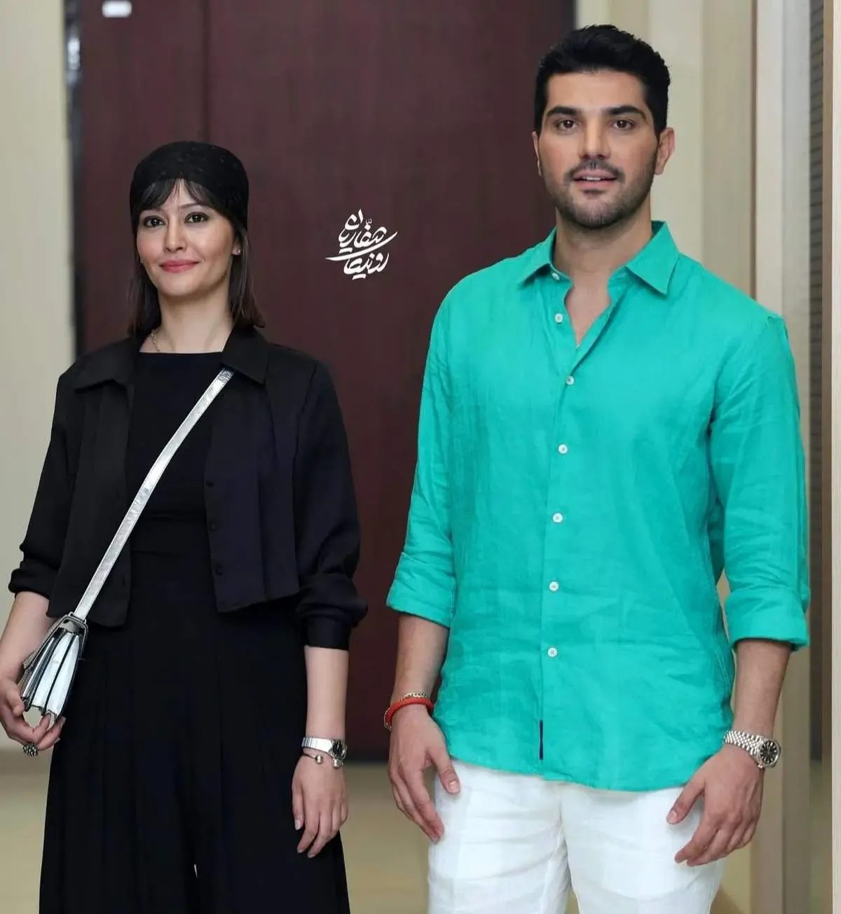 پردیس احمدیه و سینا مهراد سکانس عاشقانه فیلم همسفر را دوباره ساختند!/ فیلم