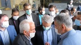 بازدید وزیر صمت از شرکت فولاد شاهرود
