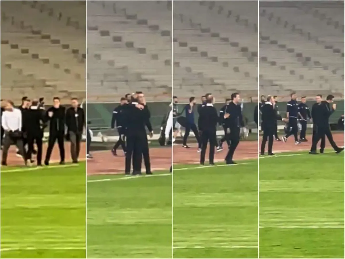 جمله جنجالی و درگوشی نکونام به نویدکیا لو رفت/ عکس