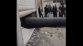 برخورد بوستر موشک به یک خانه در دورود/ تصاویر