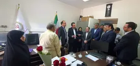 حضور مدیر عامل بانک ملی ایران در محل پایگاه میز خدمت دستگاه های زیرمجموعه وزارت امور اقتصادی و دارایی