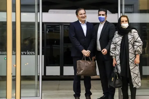بازگشت مجید طاهری پزشک ایرانی آزاد شده از امریکا/عکس :مجید عسگری‌پور