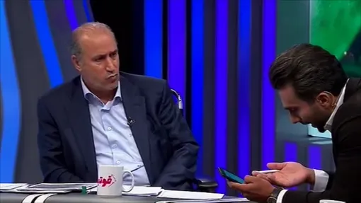 مهدی تاج مقابل میثاقی/ رئیس فدراسیون در برنامه شب‌های فوتبالی