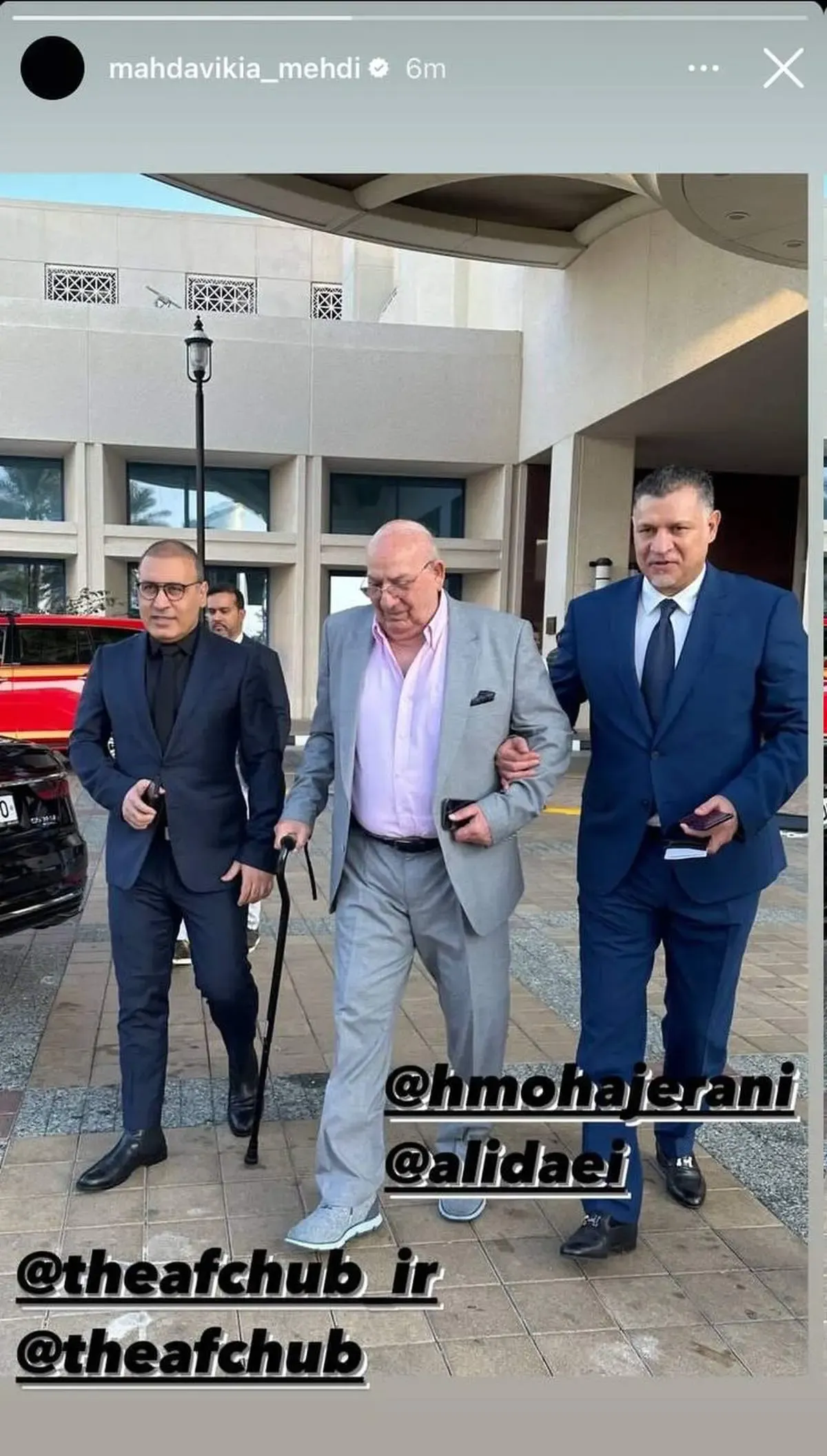 عکس دایی ، مهاجرانی و مهدوی ‌کنی در قطر