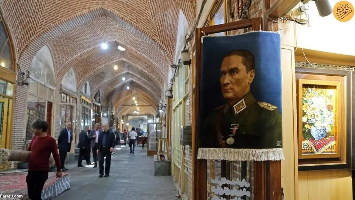 پرتره آتاتورک در بازار تبریز!