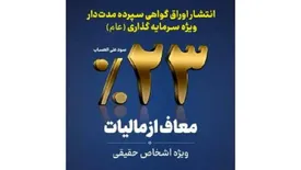 عرضه اوراق گواهی سپرده سرمایه گذاری عام با سود 23 درصد در بانک توسعه تعاون