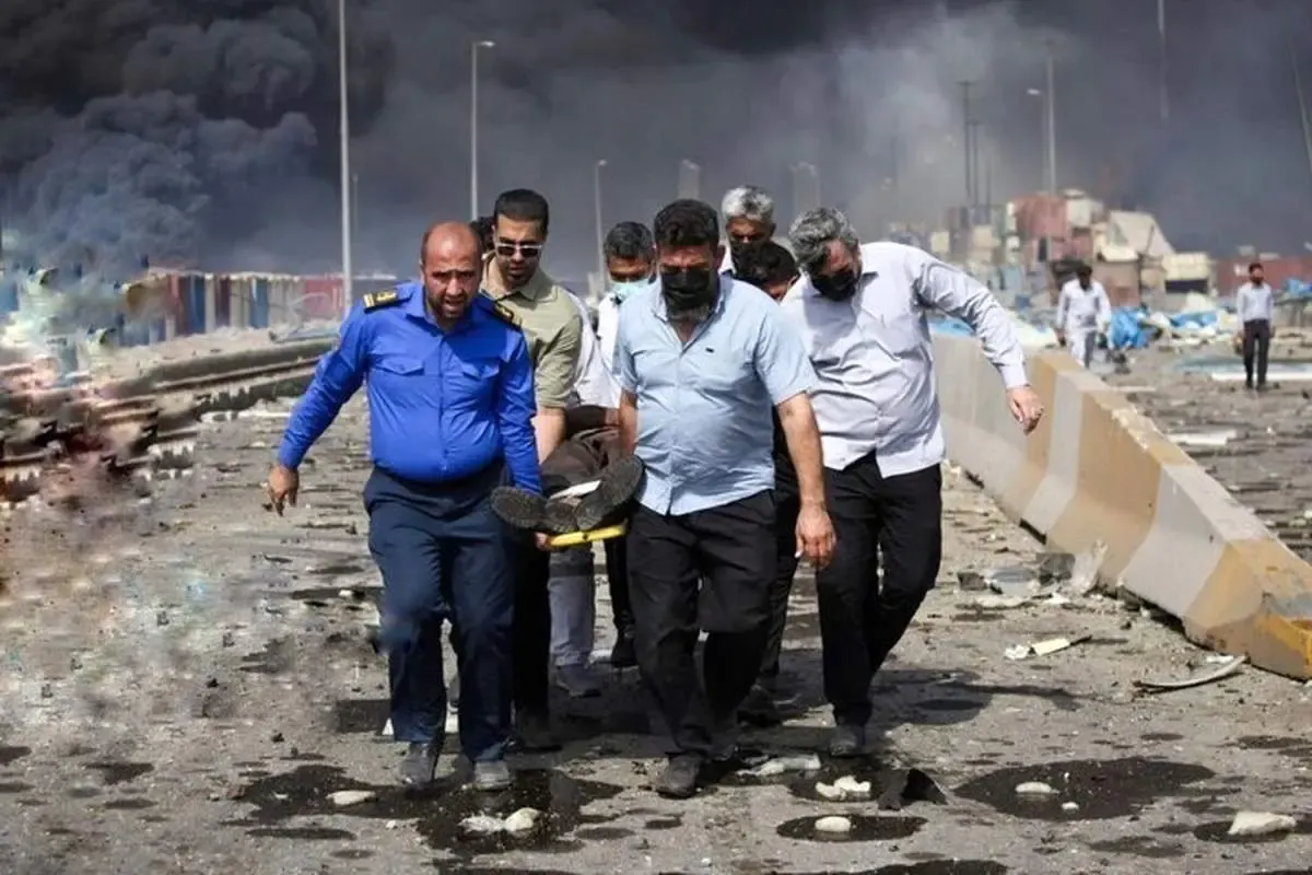 انتقال هوایی ۱۲ مصدوم حادثه بندرعباس به شیراز