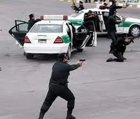 ببینید | ماجرای برخورد عمدی یک شهروند با خودروی پلیس!