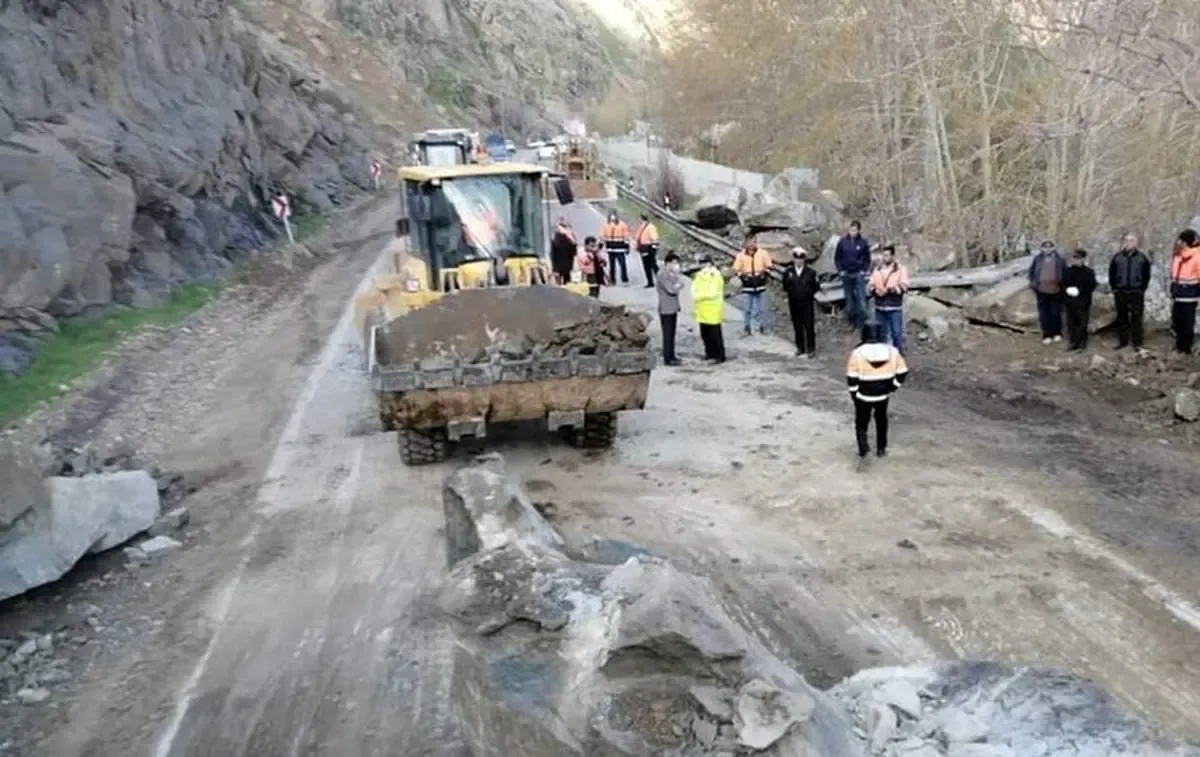 ببینید | آخرین وضعیت جاده چالوس پس از سیلاب شدید