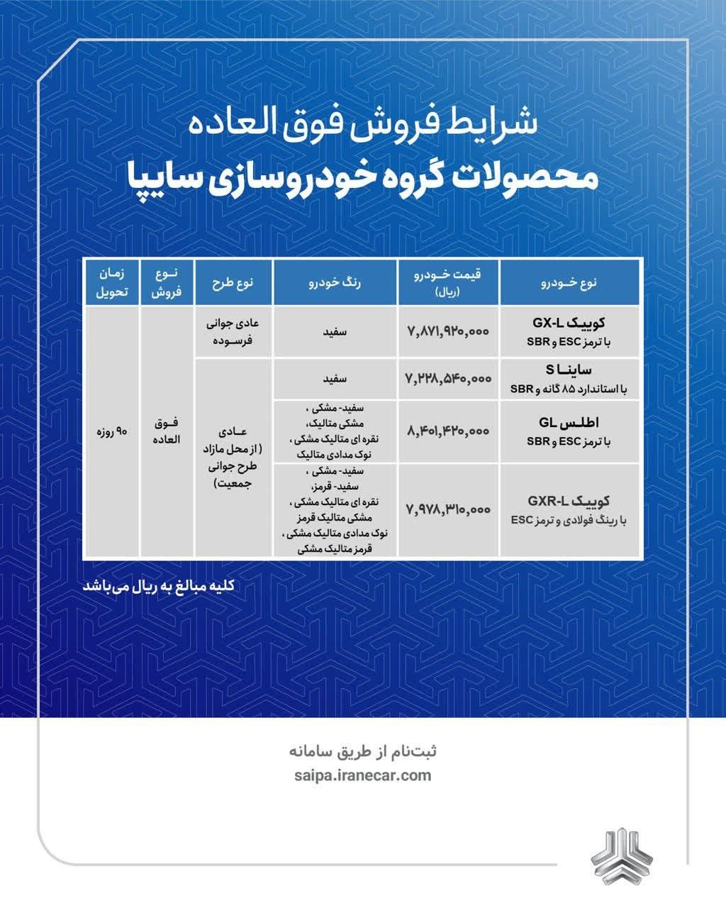 آغاز فروش فوق‌العاده جدید سایپا/ شرایط و جزئیات
