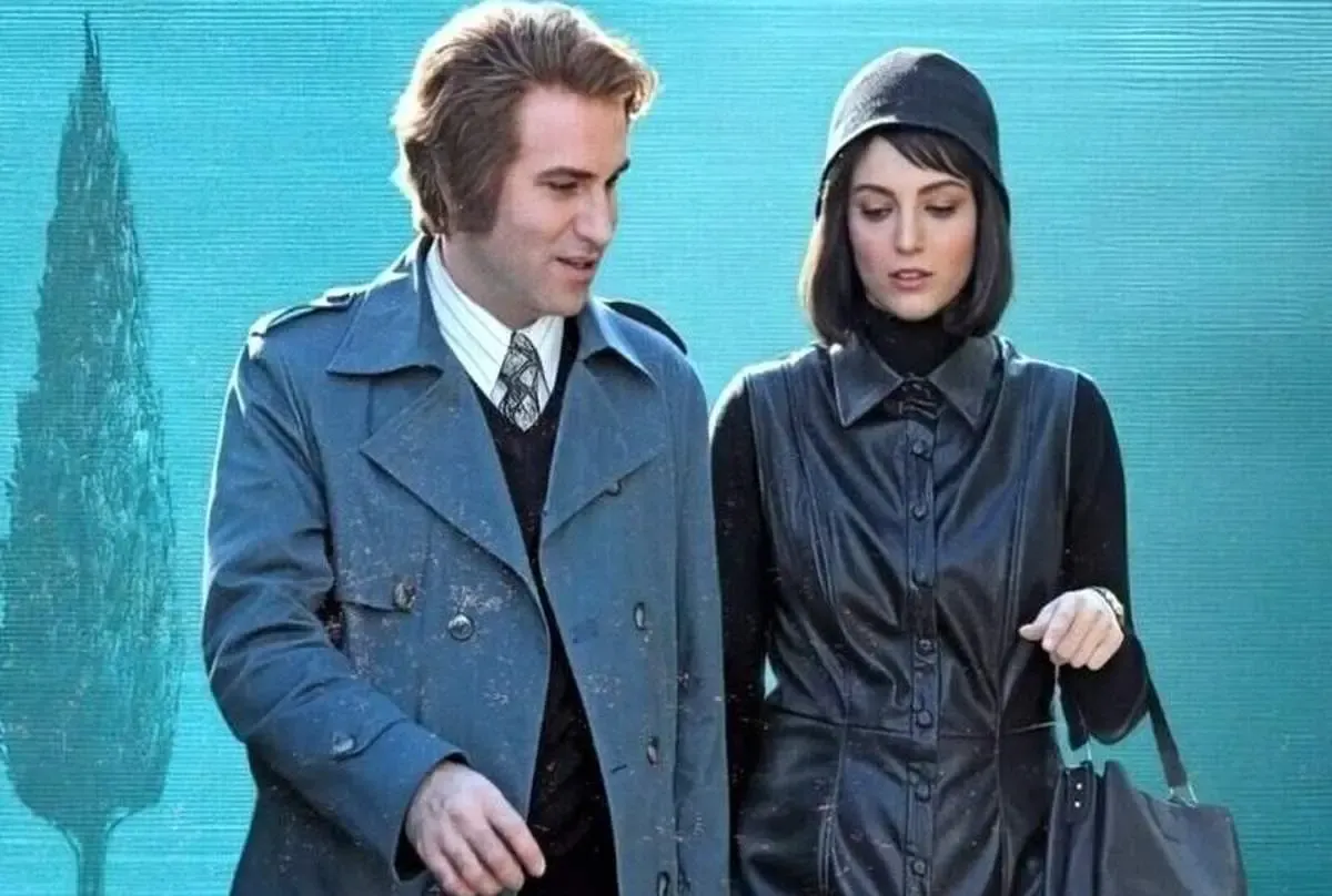 عکس دو نفره شیرین و امیر در پشت صحنه سریال تاسیان