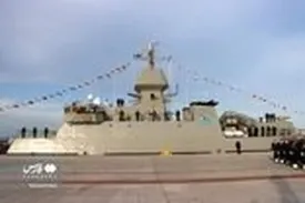 ژست متفاوت فرماندهان بلندپایه ارتش بر روی ناوشکن + عکس