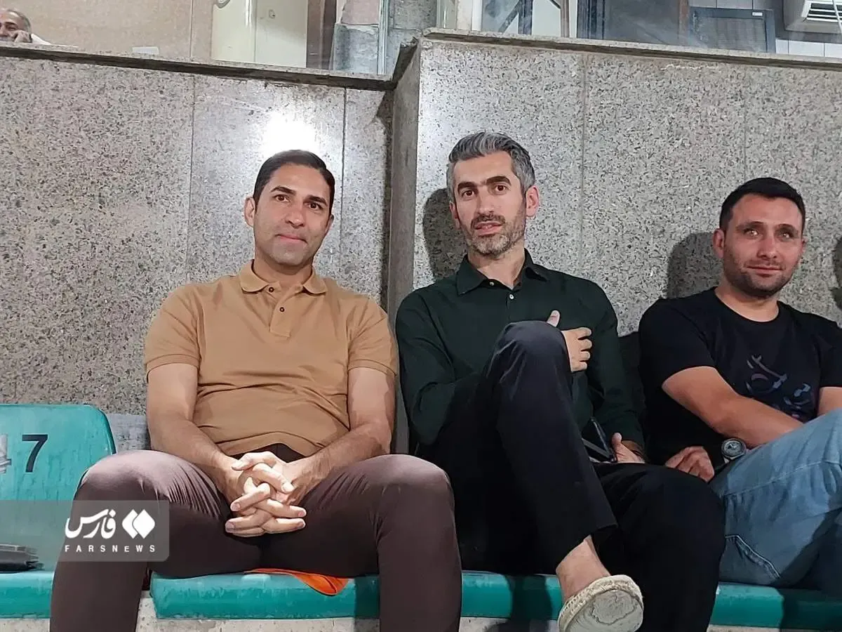 ببینید | جباری و هاشمیان، تماشاچیان ویژه پیکان و گل گهر