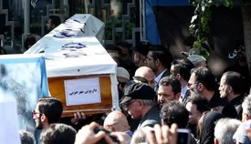 اولین تصویر از آرامگاه ابدی داریوش مهرجویی و همسرش/ عکس