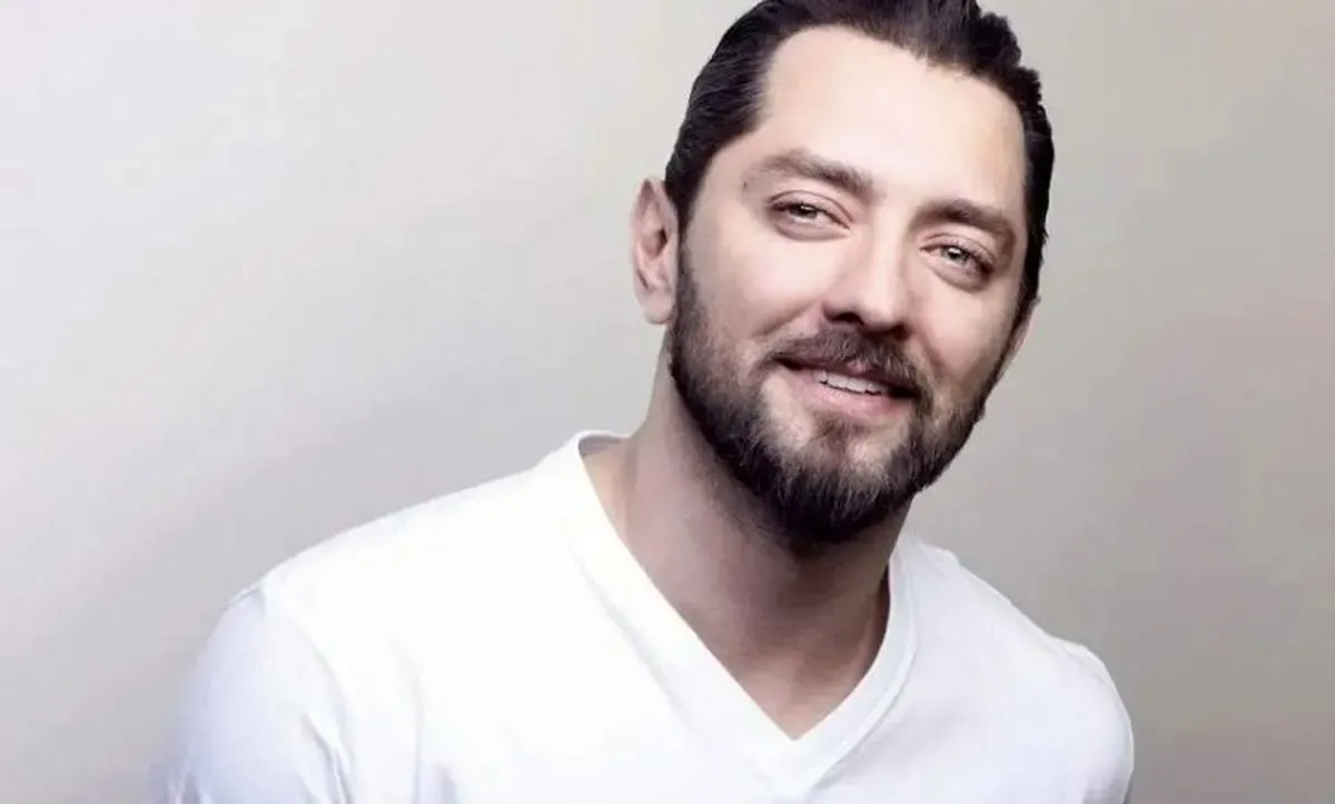 قاب عاشقانه و خانوادگی بهرام رادان و همسر و دخترش