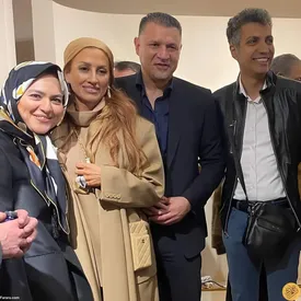عکس/ علی دایی و همسرش در قابی با عادل فردوسی‌پور