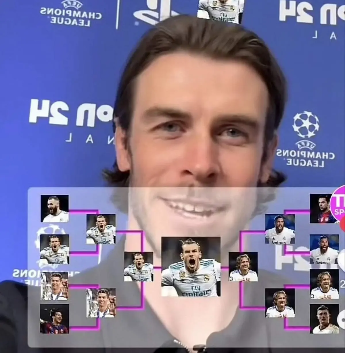 متأسفم کریستیانو، من نماد رئال در چمپیونزلیگم!