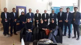 بازدید مدیرعامل و اعضای هیات مدیره بیمه ایران معین از شعبه انزلی