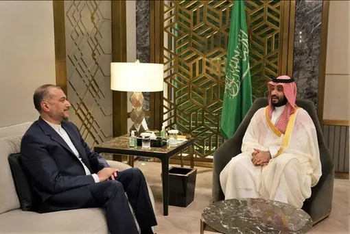 تاکید امیر عبداللهیان در دیدار با بن‌سلمان بر اهمیت امنیت درونزا و پایدار منطقه