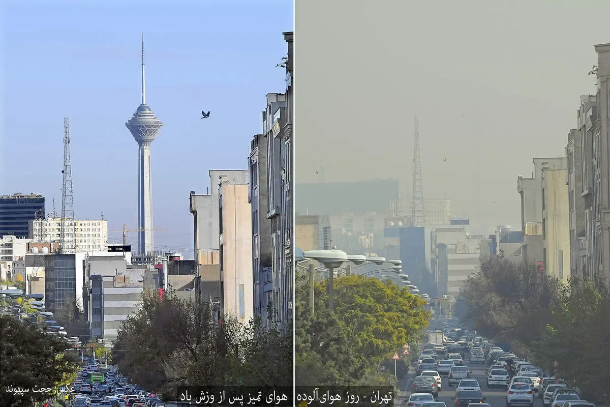 مدیریت بادی و رفع آلودگی هوای تهران/ عکس