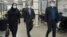 بازدید رییس اداره کل نظارت و ارزیابی اعتباری از ۲ شعبه