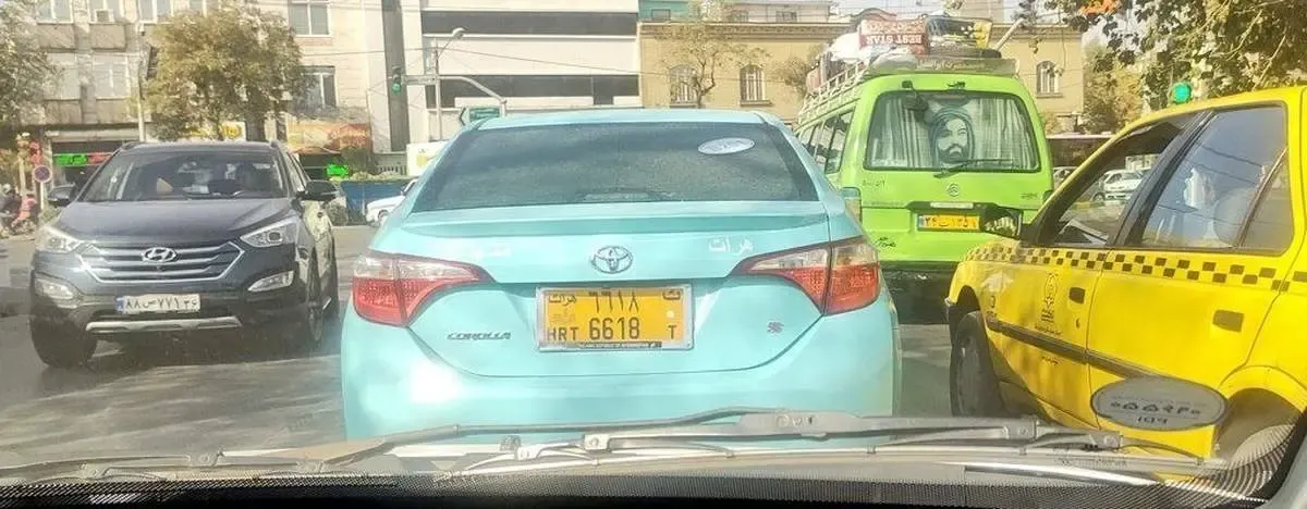 قضیه تاکسی های آبی رنگ با پلاک هرات چیست؟!
