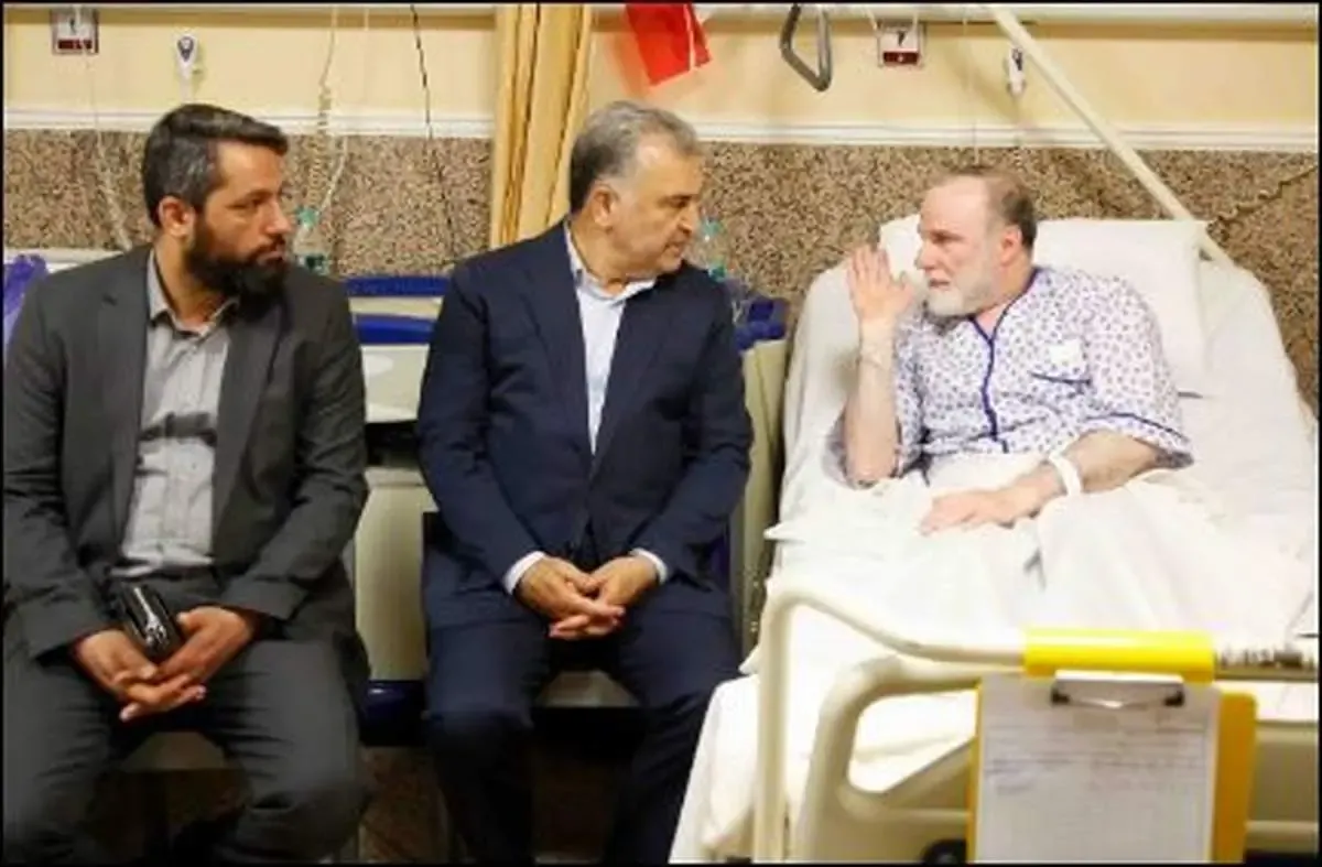 عیادت علیرضا قیطاسی از مشاور امور ایثارگران بانک دی