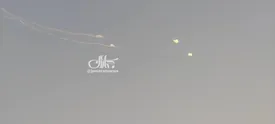 تصویر منتشر شده از شلیک موشک در سواحل جنوبی ایران/ عکس