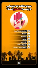 همراه داشتن این داروها در اربعین ممنوع است