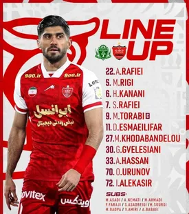 پرسپولیس عکس بازیکن حاشیه دار را در لاین‌آپ گذاشت!