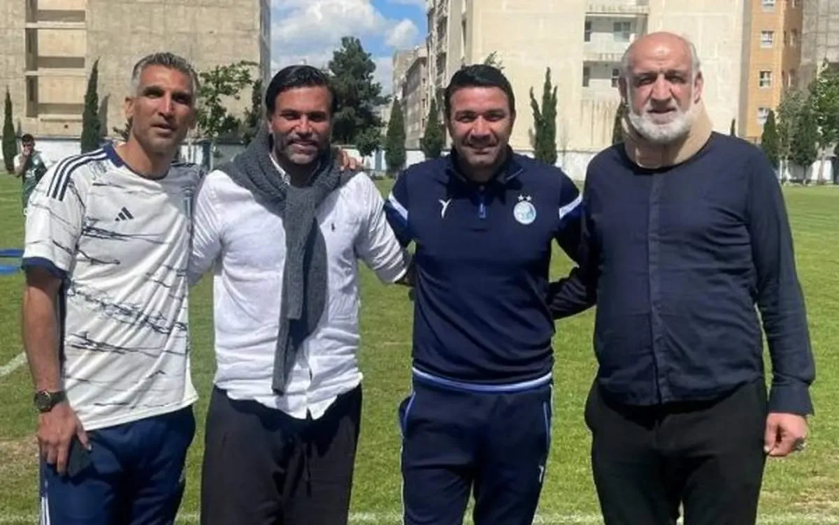 نکونام در کمپ حجازی مهمانان ویژه‌ای داشت