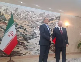 دیدار روسای جمهور ایران و روسیه