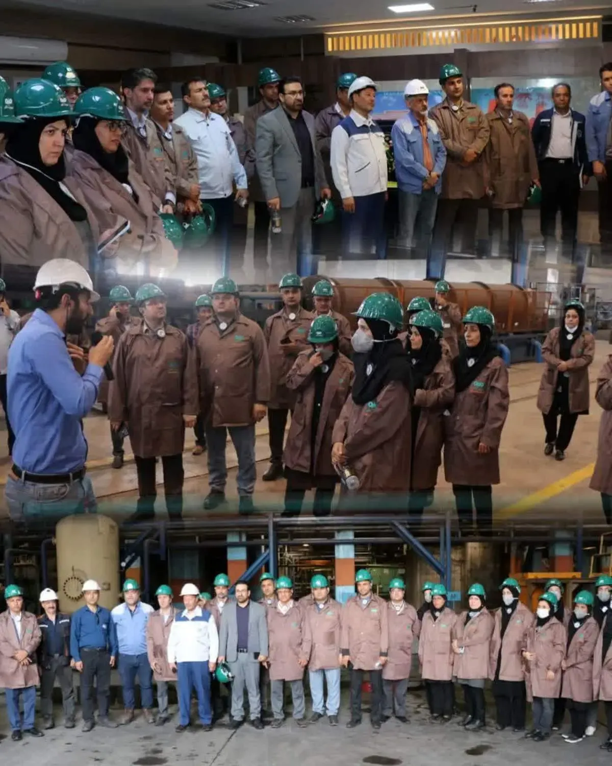 بازدید مسئولین شهرستان خواف از شرکت فولاد سنگان