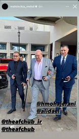 عکس دایی ، مهاجرانی و مهدوی ‌کنی در قطر