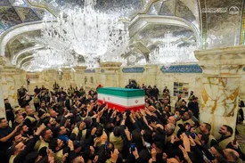 کاظمین میزبان پیکرهای مطهر اعضای خانواده قائد شهید ایران