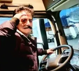 بلاگر معروف راننده‌های کامیون بازداشت شد