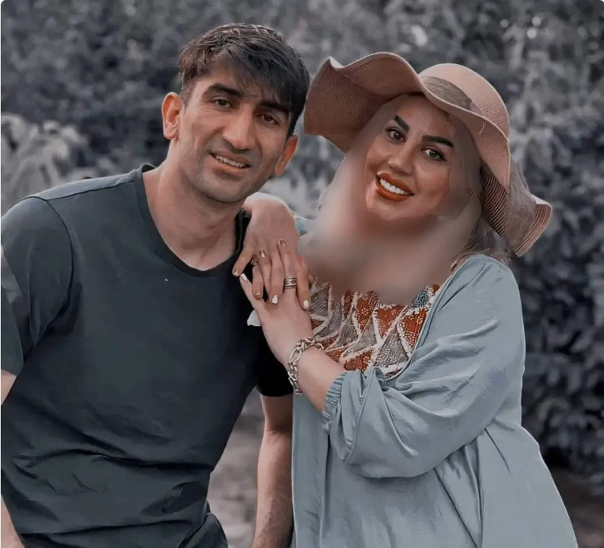 لاکچری بازی بیرانوند و همسرش/ عکس