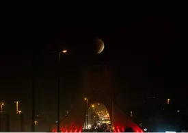 تصاویر جذاب از ماه گرفتگی دیشب در تهران/ ببینید