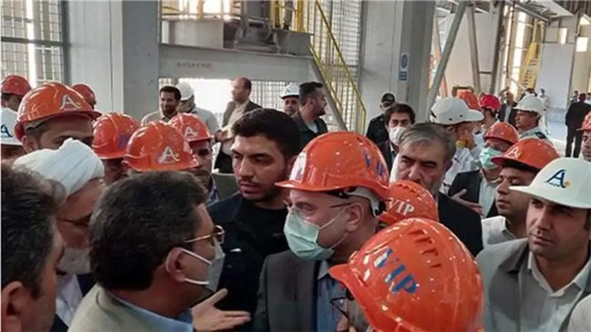 بازدید رئیس مجلس شورای اسلامی از مجتمع صنایع آلومینیوم جنوب