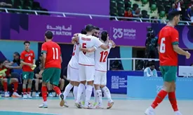 ساعت فوتسال امروز ایران مراکش